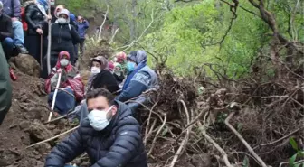 RİZE'DE TAŞ OCAĞI GERGİNLİĞİ SÜRÜYOR