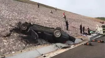 Son dakika haber | Kuzey Marmara Otoyolu'nda otomobilin devrilmesi sonucu 4 kişi öldü (4)