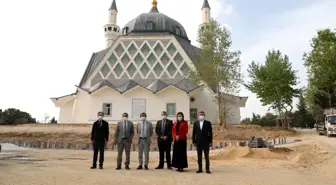 57. Alay Şehitleri Camii inşaatı bitme aşamasına geldi