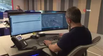Tam kapanma öncesi megakentin trafik yoğunluğu buradan izleniyor
