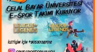 Celal Bayar Üniversitesi Espor takımı kuruyor!