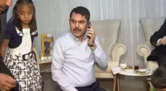 Bakan Kurum, depremzede aile ile iftar yaptı