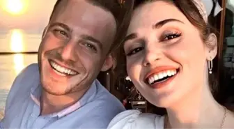 Hande Erçel ile Kerem Bürsin, el ele kameralara yansıdı