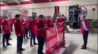 Bilecik'te bazı fabrikalarda 1 Mayıs kutlandı