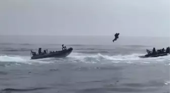 İngiliz donanmasından 'sırt roketli' tatbikat