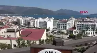 MUĞLA MARMARİS'E TURİSTLER DENİZ VE SESSİZLİĞİN KEYFİNİ ÇIKARDI