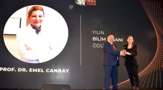 Prof. Dr. Emel Canbay, Bilim Ödülü'ne layık görüldü