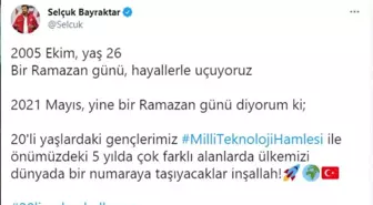 Selçuk Bayraktar'ın '20 yaş challenge' paylaşımına beğeni yağdı! İşte 2005 yılına ait ilk İHA deneme uçuşları