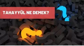 Tahayyül ne demek? TDK'ya Tahayyül sözlük anlamı nedir?