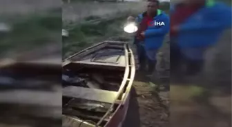 Eğirdir Gölünde av yasağına rağmen katliam...Kaçak avcılar yakalanacaklarını anlayınca zıpkınla vurdukları sazanları bırakıp kaçtı