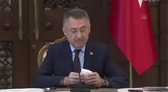 Fuat Oktay, Bakan Pakdemirli ile KKTC Tarım ve Doğal Kaynaklar Bakanı Çavuşoğlu'nu kabul etti