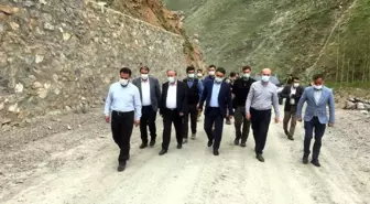 Van Büyükşehir Belediyesi Genel Sekreteri Çelikel, Bahçesaray'daki yatırımları inceledi