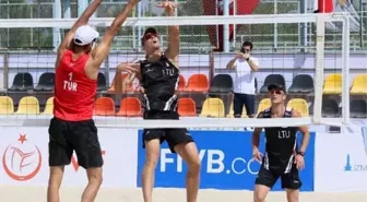 Plaj voleybolunda milliler Tokyo yolunda
