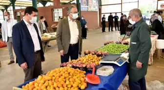 Kaymakam Parlar ve Başkan Kılca pazar yerlerini denetledi