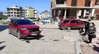 Samsun'da trafik kazası: 2 yaralı