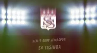 Sivasspor Kulübü'nden 54'üncü kuruluş yıl dönümüne özel klip