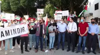 İsrail'in saldırıları KKTC'de protesto edildi