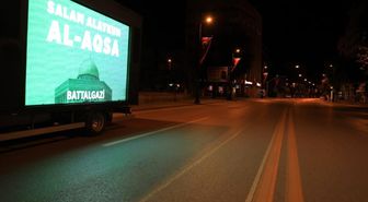 Son dakika: Battalgazi'den Filistin'e selamlı destek
