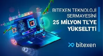 Bitexen sermayesini 25 milyon liraya yükseltti