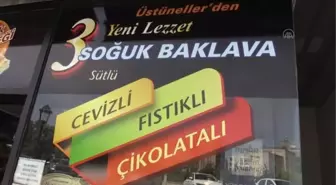 ŞANLIURFA - Gastronomi kentlerinde soğuk baklavaya ilgi artıyor