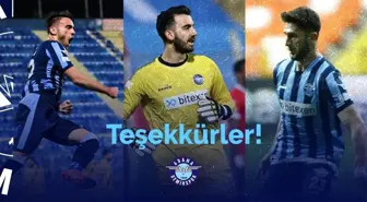 Adana Demirspor, kiralık sözleşmeleri biten Muhammed, Yunus ve İsmail'e teşekkür etti