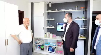 Başkan Ekim, Ramazan Bayramı'nda huzurevindeki yaşlıları unutmadı