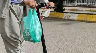 69 Yaşındaki dedenin scooter keyfi