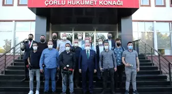 TBMM Başkanı Şentop Çorlu Kaymakamlığını ziyaret etti