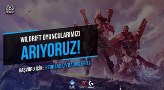 Bahçeşehir Üniversitesi BAU Esports Wild Rift takımı için başvuruları başlattı