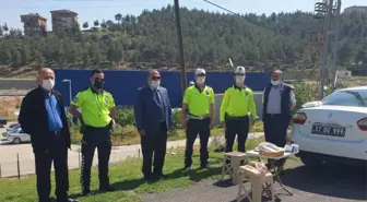 Boyabat ilçesinde toplu taşıma araçları dezenfekte edildi