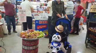 Son dakika... Gaziantep'te bir market çocuklar için 'göz hakkı reyonu' hazırladı