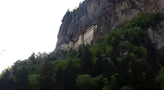 Sümela Manastırı'ndaki restorasyon ve çevre düzenlemesi çalışmalarının yüzde 70'i tamamlandı