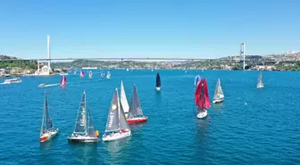 İstanbul Boğazı'nda yelken şöleni yaşandı