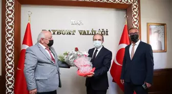 SGK İl Müdürlüğü heyeti Vali Cüneyt Epcim'i ziyaret etti