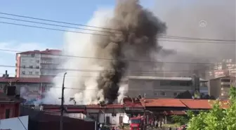 ZONGULDAK - Kilimli'deki yangında 8 iş yerinin çatısında hasar oluştu (2)