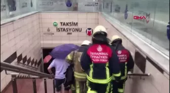 TAKSİM METRO İSTASYONU'NDA İNTİHAR GİRİŞİMİ; SEFERLERDE AKSAMA - 3