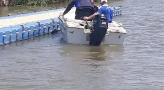 Gala Gölü'nde kaçak avlananlara dronlu denetim