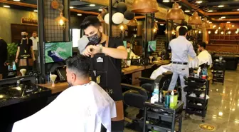 Mardin'in tek erkek güzellik merkezi taleplere yetişmeye çalışıyor