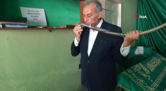 Türbede bulunan kılıç 200 yıldır muhafaza ediliyor