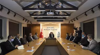 Kayseri'de ziraat odası başkanlarından Büyükkılıç'a teşekkür ziyareti