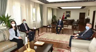 Türk Dil Kurumu Başkanı Gülsevin'den Vali Işık'a ziyaret