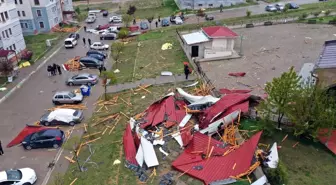 Akdağmadeni Belediyesi fırtınada zarar görenlere nakdi yardım yapıyor