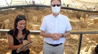 ŞANLIURFA - AB Türkiye Delegasyonu Başkanı Büyükelçi Meyer-Landrut Göbeklitepe'yi ziyaret etti