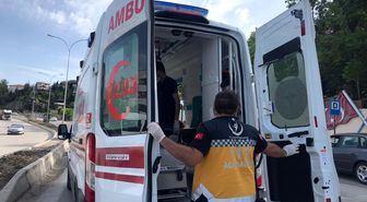 'U' dönüş yaptığı esnada motosiklet ile çarpıştı