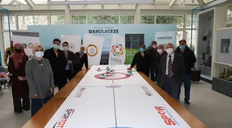 Darülaceze sakinleri, 'Floor Curling' müsabakalarında gönüllü gençlerle kıyasıya yarıştı