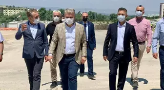 AK Parti Balıkesir Milletvekili Canbey, Çağış Kampüsü'nde yurt inşaatlarını inceledi