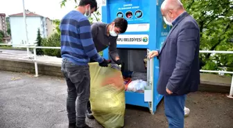 Altı günde 600 kilo giysi toplandı