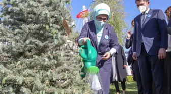 Son dakika haberleri... Cumhurbaşkanı Erdoğan'ın eşi Emine Erdoğan ve Bakan Kurum, arıtma tesisini gezdi