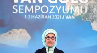 Emine Erdoğan Hanımefendi Van Gölü Sempozyumuna Katıldı