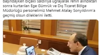 Son dakika... Bakan Muş, İzmir'de rehin alınan Sonyıldırım ile görüştü